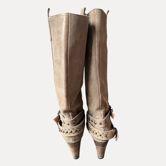 Italian Genuine Suede Boots - Picture 3 of 5